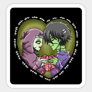 UNDEAD COUPLE ANIME Sticker